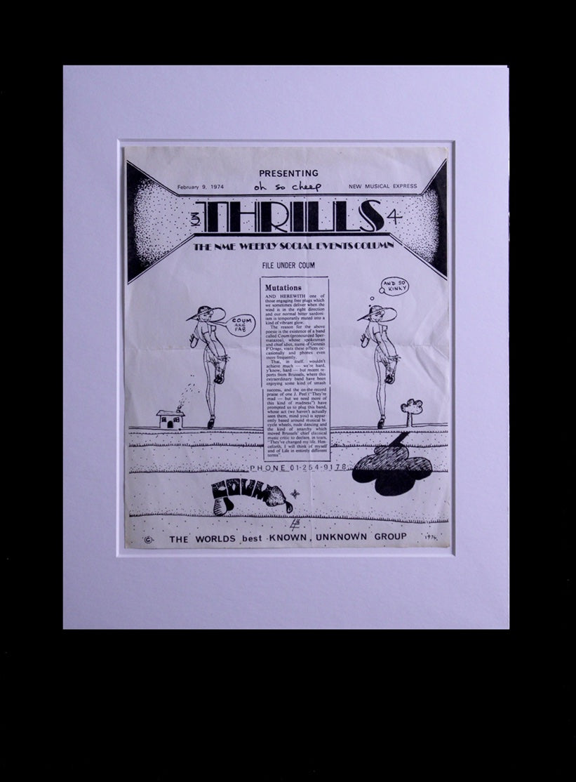 COUM : Presenting oh so cheep thrills