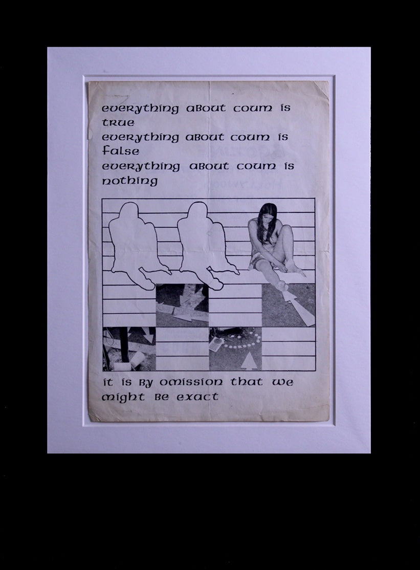 Everything about coum is true, everything about coum is false, everything about coum is nothing..