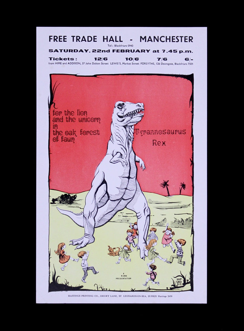 For the Lion and the Unicorn in the Oak Forests of Faun: Tyrannosaurus Rex 22nd February 1969